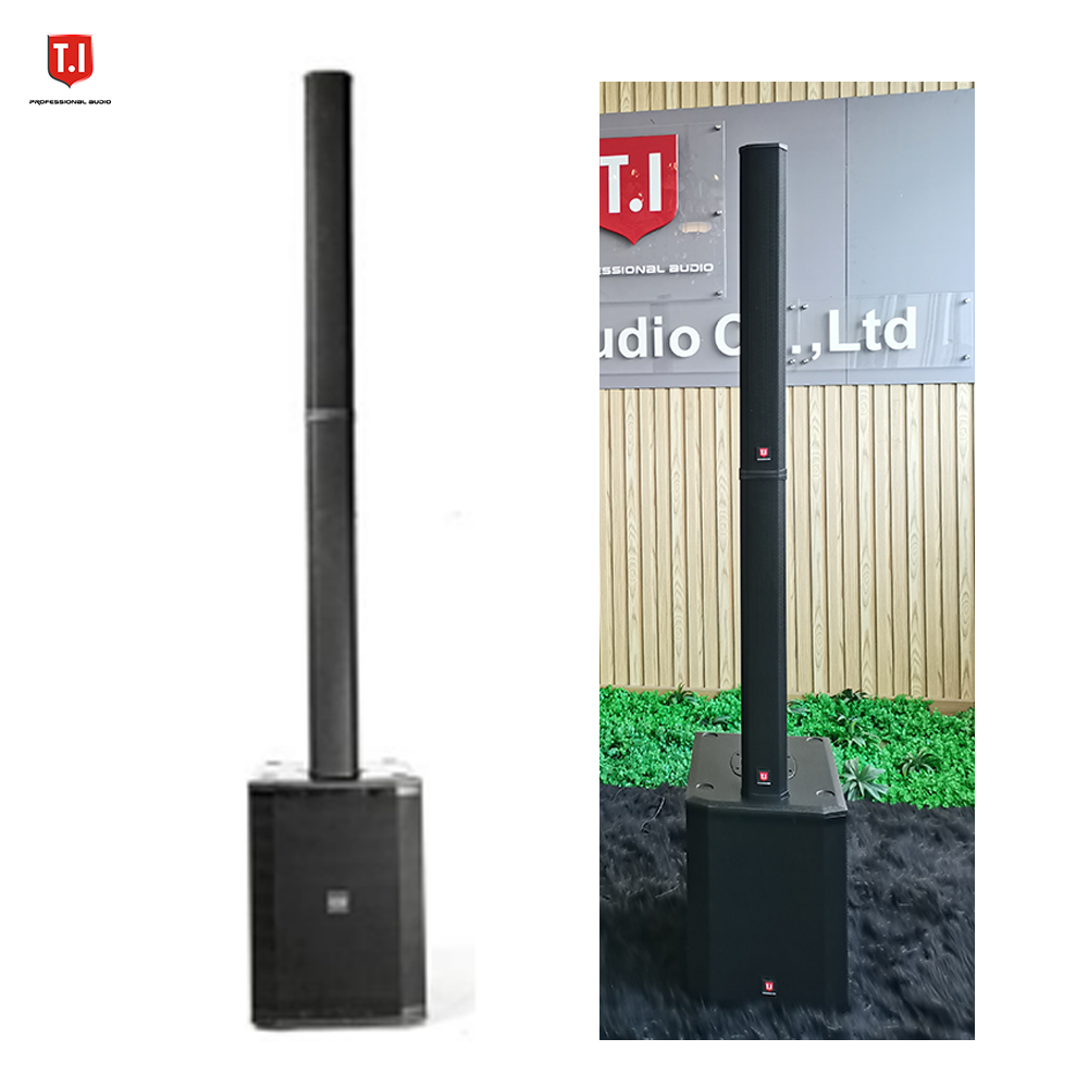 Active Bluetooth Column Speaker CE21line Column system subwoofer 1×12 inch bass class D power amplifier, with DSP