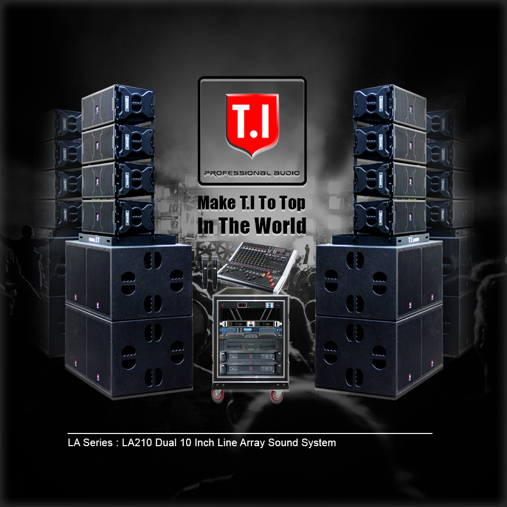 LA-210&LA-215B Line array dual 10’’ woofer line array 2*10