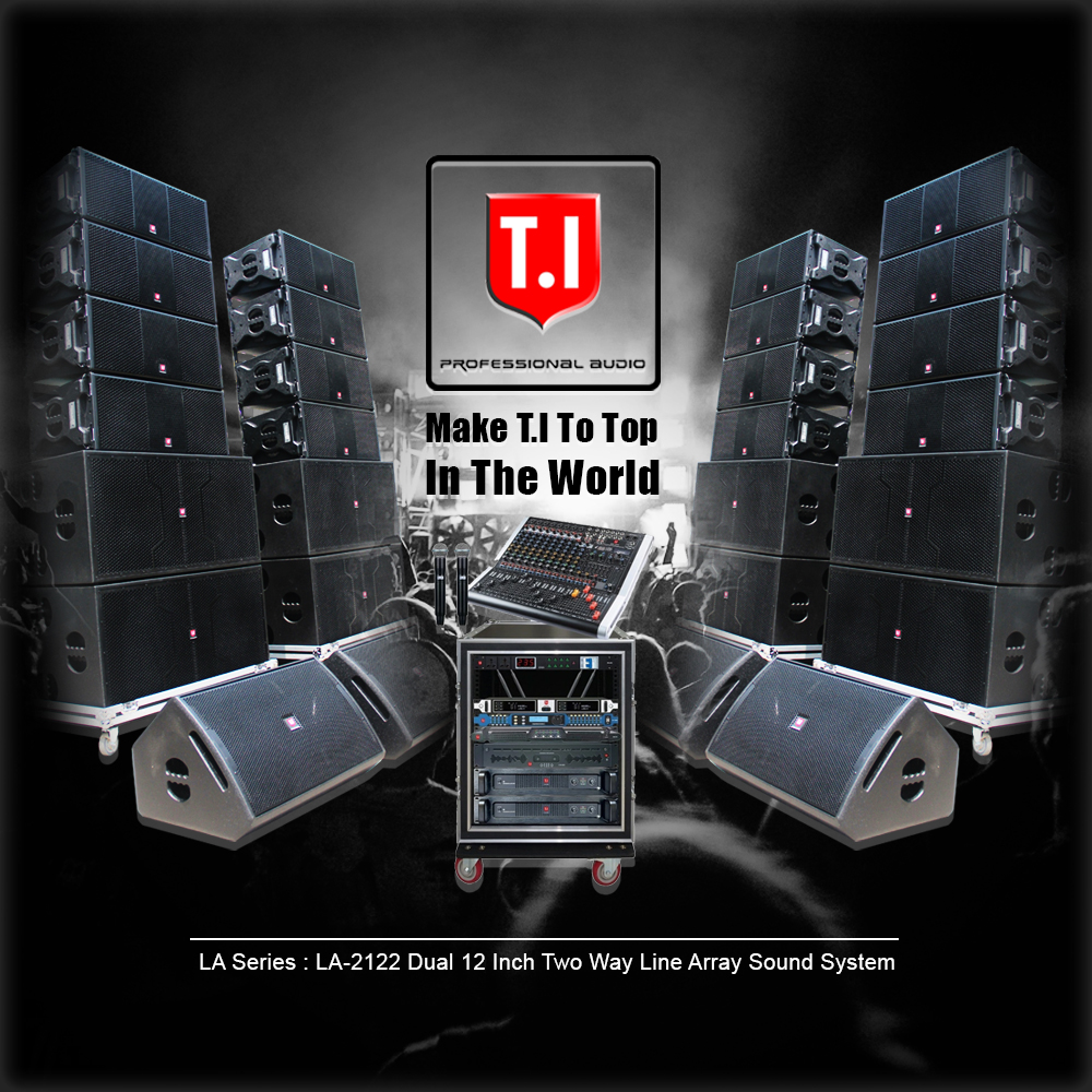 LA-2122 Dual 12 Inch Two Way Line Array